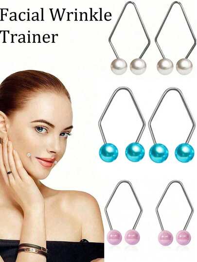多色面部塑形夹，除皱耳套，瘦脸放松必备