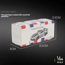 Burago 1:64 911 GT2 RS Sports Car Model, Alloy Diecast Toy Car, Collectible Gift - Multicolor - View 8