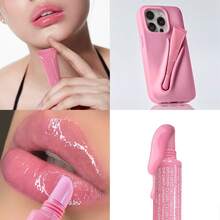 4 Pcs Peptide Lip Tint, Sheer Color And Hydrating Finish Clear Lip Oil, Long Lasting Hydrating Lip Gloss Tinted Lip Balm Non-Sticky Revitalizing, Transparent Lip Care Oil For Dry Lip, 3 Fl Oz,10ml - 香草豆 - 查看 2