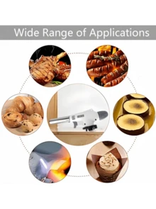 Maçarico Culinário Para Cozinha e Confeitaria Praticidade e Economia - Multicolorido - Visão 2