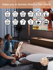 情侣约会骰子套装，带收纳盒，美食电影创意骰子，约会之夜骰子选择版，趣味玩具，木质决策骰子，创意游戏，适合优柔寡断的人，适合室内派对道具，也是周年纪念日、生日、婚礼、圣诞节、情人节的浪漫礼物。 - 米色 - 查看 2