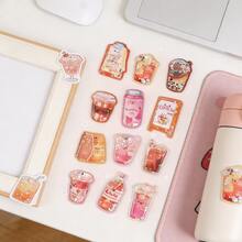 3 Styles Cute Cartoon Glitter 3D Bubble Stickers, Suitable For Decorating Desserts, Food And Beverage Handles, Adorable Pink Booklet Decorations, Phone Case Accents, DIY Materials, Durable High-Quality Stationery, And Birthday Or Party Gifts For Friends, Applicable To Girls' Notebooks, Phone Cases, Cups, Etc. Fun And Cost-Effective Decorative Stickers