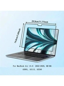 1pc Magnetic Blue Light Blocking Screen Protector For 13/13.3/13.6/14.2 Inch Laptops, Anti-Scratch Anti-Glare Design, Suitable For 16:9 Ratio Notebooks, Easy Magnetic Installation And Removable, Accessories - Blue Light for Eye Protection - View 12