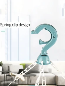 32-Clip Large Capacity Foldable Hanging Drying Rack, Suitable For Drying Socks, Underwear And Other Clothing, Durable, Applicable For Bathroom, Bedroom, Wardrobe, Closet, Home, Dorm And Other Spaces, Ideal For Home Organization - Nhiều màu - Xem 4