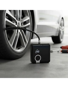 Compresor de aire Portatil Para Coche, Motocicleta, colchon inflable, pelotas, bicicleta - Negro - Ver 3