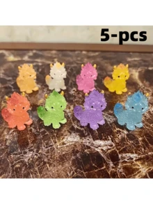 20/40pcs Glow-In-The-Dark Mini Dragon Collectibles, Fantasy Resin Home Decor Figurines, Car Interior Decoration, Desk Micro Ornaments