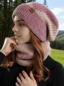 1/Multiple Pcs Women's Korean Style Casual Knit Hat, Beanie, Suitable For Autumn/Winter Daily Use - Style E - View 15