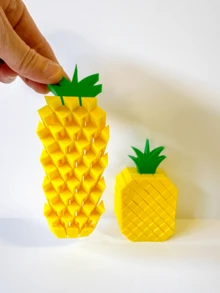 3D打印减压可拉伸水果植物系列 - 可移动3D创意解压玩具 - 彩色 - 查看 5