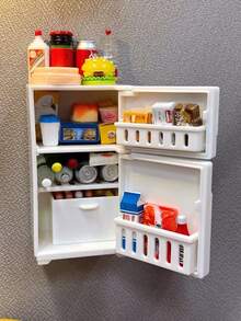 1/16个冰箱贴，冰箱装饰，冰箱贴，冰箱贴纸，厨房冰箱贴，包含15个随机玩具，可爱冰箱贴，白板贴，装饰冰箱贴，可爱办公室厨房贴，厨房用具，厨房小工具，最佳礼物 - 彩色 - 查看 10