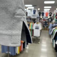 NAO Playera Polo Hombre, Manga Corta, Tela Peinada - Gris - Ver 3