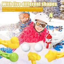 Juego De Herramientas Para Jugar Con Nieve, Incluye Molde Para Bolas De Nieve Y Figuras - Como se muestra en la figura - Ver 2