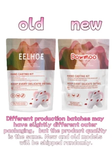 3D情侣手模DIY铸造粉印模，母亲节、情人节礼物，25克/100克/200克，表达你的爱意！珍藏你们甜蜜爱情的回忆 - 彩色 - 查看 3