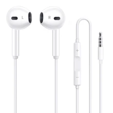 Type-C 有线耳机，3.5mm 圆形插头，USB-C 耳塞，音频耳机，电子通话和音乐低音立体声入耳式耳机，兼容 iPad/PC