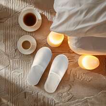 15Pairs Disposable Slippers For Guests,Bulk Slippers For Hotel,Spa,Travel,Shoeless Home,Spa Slippers With Pouch,Non-Slip( Slippers For Guests