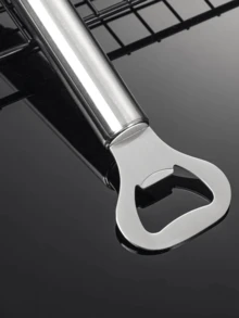Stainless Steel Round Handle Reinforced Bottle Opener, Suitable For Party, Dining, Outdoor Camping, Portable - Multicolor - View 5