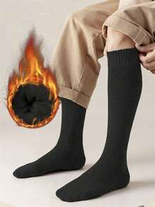 20 Pairs Men's Thick Wool Crew Socks, Winter Socks, Thermal Socks, Ski Socks, Cycling Socks, Outdoor Sports Socks, Suitable For Christmas/Thanksgiving/New Year Gifts, Comfortable Daily Life And Sports Socks [1/3/4/5/8/10/20 Pairs]