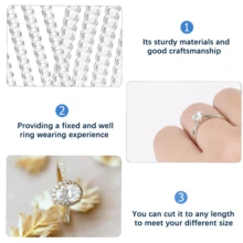 2pcs/4pcs/9pcs Professional Jewelry Ring Sizer Tool Set - Plastic Ring Mandrel + Universal Ring Gauge, Size 1-17, Ring Adjuster, Cleaning Cloth, Handmade Jewelry Measuring Kit