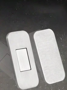 1包（1/2/5对）磁性橱柜门挡，自粘式隐藏磁性闭门器，适用于橱柜、衣柜、抽屉、厨房 - 彩色 - 查看 4