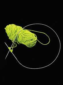 80厘米长环形针，9种尺寸（2.0-6.0毫米）不锈钢环形针，钩针，缝纫工具，适用于毛线工艺和DIY项目 - 銀色 - 查看 7