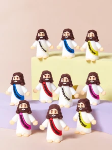 100 piezas/50 piezas/20 piezas/10 piezas/Mini muñeco de Jesús Jesús te ama Modelos pequeños de Jesús Muñeco de Jesús para escondite y fiesta del domingo (colores aleatorios) Jesús en miniatura, modelos cristianos, modelos pequeños, modelos cristianos, regalos de fiesta, Jesús, modelos, regalo de Jesús, peluche de Jesús, Jesús en miniatura, Jesús, Mini Jesús, artículos cristianos, Jesús, artículos cristianos, Mini Jesús - Multicolor - Ver 5
