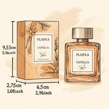 Vanilla Coconut Glass Bottle Perfume Long Lasting Fragrance Natural Sweet Scent Body Spray For Women - 濃烈香調 - 查看 3
