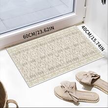 1pc New Corridor Mat, Non-Slip Staircase Floor Mat, Machine Washable Polyester Strip Mat, Home Bedside Mat For Corridor Living Room Bedroom Sunroom Hardwood Floor Mat, Christmas Decorative Carpet - Multicolor - View 9