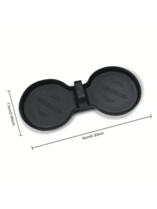Tesla Silicone Cup Holder Liner | Adjustable Position, Non-Slip Base, Full Set Fits Center Console Slot, Compatible With Model Y 2025 (2024-2025) And Model 3 - Multicolor - View 3