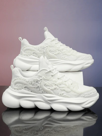 Men's Multi-Color Sneakers | Breathable Lace-Up Design, Comfortable Sole, Low-Top Multifunctional Style, Suitable For Gym, Running, Walking, Tennis And Casual Wear, Couple Matching