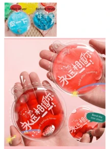 可重复使用的冬季必备：再见！可爱、小巧又方便的暖手袋，春夏精选，伴娘礼物，房间装饰，卧室装饰，海滩，旅行，男士，女士，度假 - 彩色 - 查看 2