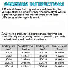 50g,Extra Thick Ice Yarn Blanket, Hand Knitted DIY Thread, Chunky Chenille Cushion/Pet Bed Yarn, Suitable For Icelandic Scarf, Hats, Knitting Projects, Soft Texture - Multicolor - View 3