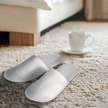 15Pairs Disposable Slippers For Guests,Bulk Slippers For Hotel,Spa,Travel,Shoeless Home,Spa Slippers With Pouch,Non-Slip( Slippers For Guests