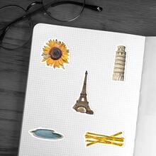 50张都市涂鸦贴纸 - 防水乙烯基材质，适用于笔记本电脑、滑板、吉他、行李箱等 - DIY装饰礼品，彰显都市美学 - 彩色 - 查看 4