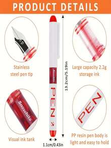 8支细尖塑料圆珠笔，可伸缩笔帽，一次性墨水笔，返校季必备 - 彩色 - 查看 2