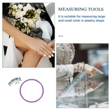 2pcs/4pcs/9pcs Professional Jewelry Ring Sizer Tool Set - Plastic Ring Mandrel + Universal Ring Gauge, Size 1-17, Ring Adjuster, Cleaning Cloth, Handmade Jewelry Measuring Kit