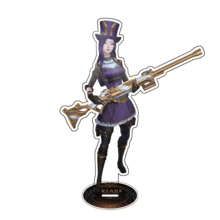 Figura decorativa de escritorio de Jinx de LOL Arcane de 15cm/5.91in - regalo de vacaciones, regalo de cumpleaños, regalo de fans de 2025 - Multicolor - Ver 31