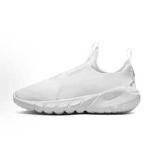 Giày chạy bộ ngoài trời Nike Flex Runner 2 nhẹ, dễ xỏ vào dành cho nữ, thiết kế lưới vá, mềm mại và thoải mái, giày thể thao thường ngày đa năng màu trắng bạc để đi làm và giải trí, giày thể thao thiết yếu, DJ6038-100 - Trắng bạc - Xem 2