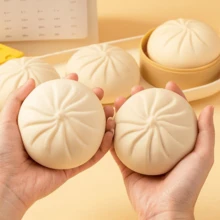 2件套(1个包子+1个蒸笼),1个不含蒸笼的包子,柔软水润的包子,10厘米大号包子减压玩具,带蒸笼的恶作剧叉烧包,逼真榴莲慢回弹减压挤压玩具,愚人节/创意礼物,恶作剧玩具,装饰品,减压玩具(拍摄原因可能存在轻微色差) - 彩色 - 查看 9