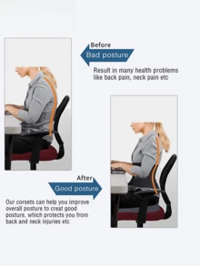 1pc High Waist Full Coverage Fitness Belt, Fashionable & Energetic, Made Of Breathable Elastic Neoprene Rubber, Skin-Friendly, Sweat-Proof, With 3-Row Wide Hook And Loop & Hidden Zipper Dual Closure Design For Adjustable Fit - Multicolor - View 7