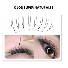 Pestañas Nagaraku 2d Uu Volumen Natural Extensiones Pestaña - D - Ver 6