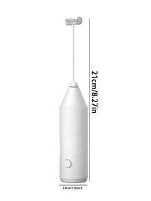 1-Pack Electric Milk Frother/Egg Beater, Suitable For Daily Household Use, Time-Saving And Labor-Saving, Convenient And Practical/Suitable For Christmas And New Year Gifts - màu đen - Xem 7