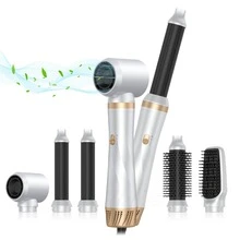 5-In-1 Hair Straightener & Curler With Smart Temperature Control, Creates Smooth, Voluminous, And Healthy Hairstyles