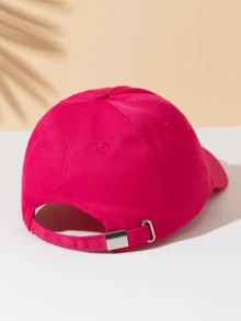 1 件西班牙励志名言“时间之神完美”印花轻质棒球帽，可调节简约夏季防晒帽，男女通用户外遮阳帽，爸爸帽 - 彩色 - 查看 4