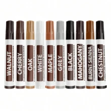 Furniture Repair Marker Set, Includes Furniture & Wood Floor Marker Pens, Wax Repair Crayons, Wood Filler Sticks - Multiple Colors & Sizes, Suitable For Repairing Scratches & Stains On Kitchen, Home & Bathroom Wooden Furniture, Tables, Headboards. Also Usable For Wall Paint, DIY Tools, Work Tools, Paint Brushes, Painting, Room Decor, Christmas Decorations, And Essential Woodworking Tool Kit. - one-size - View 7