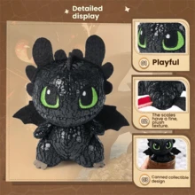 Spin Master Plush Doll Figurine, Night Fury Toothless Doll Blind Box Collectible, Birthday Gift - Dragon Taming - Single Blind Box / 1 (Random Character) - View 5
