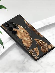 1 ốp lưng điện thoại hình bướm màu đen sáng tạo, tương thích với iPhone, Honor, Redmi, Galaxy, phiên bản quốc tế, không phải phiên bản nội địa. - màu đen - Xem 4