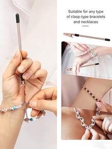 25件套配件套装，适用于佩戴手链、项链、手表和拉链拉环；手链、项链和手表配件夹 - 彩色 - 查看 7