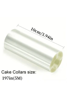 1 件专业纤维素醋酸纤维板，用于蛋糕装饰，适用于慕斯、巧克力、糕点装饰和保护、厨房烘焙配件 - 多种尺寸可供选择 - 無色 - 查看 14