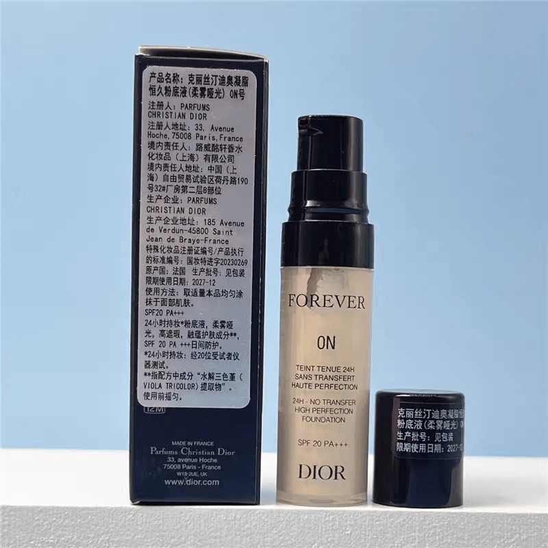 Christian Dior 旅行装 Forever Skin Glow 粉底液，24 小时持久持妆，打造光彩照人、无瑕妆容，保湿滋养，呈现自然光泽，SPF 20 PA++ - #ON白皙膚色 - 查看 1