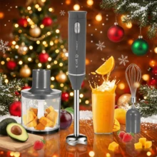 SOKANY Blender,Immersion Blender,4-In-1 Handheld Blender Set, Including Multi-Function Stick Blender, Whisk, Chopper And Beaker, Suitable For Food Processing & Baby Food Mixing - UK Plug(220-240V) - View 2