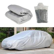 4-Season Universal Car Cover - Protects Against Snow, UV, Rain, Dust And High Temperatures, Made Of PEVA Material, 8 Size Options Available, Dust-Proof, Silver Appearance, Auto Accessories, Car Cover | Fashionable Car Cover